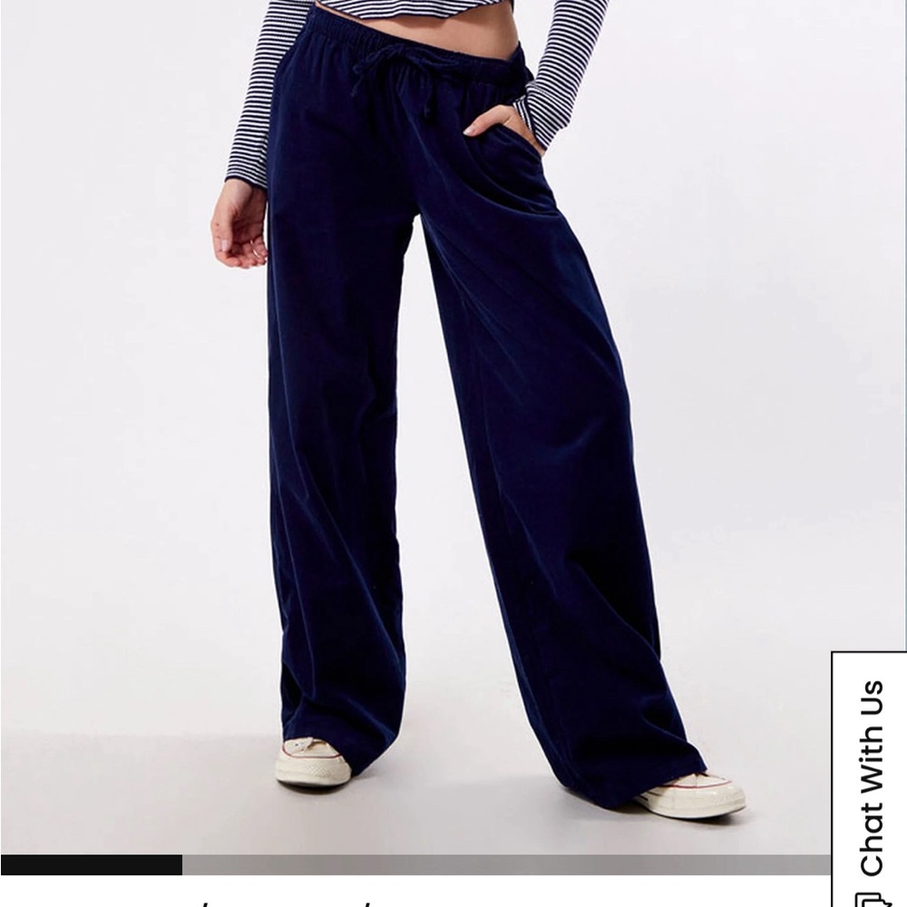 LA Hearts Micro Corduroy Wide Leg Pants